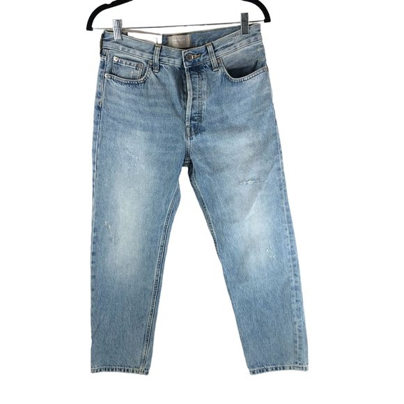Everlane Womens The Relaxed Straight Jean High Rise No Stretch 25 - Picture 1 of 9